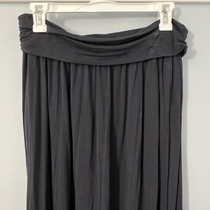 Trendy United Graphite-colored Maxi Skirt Size L